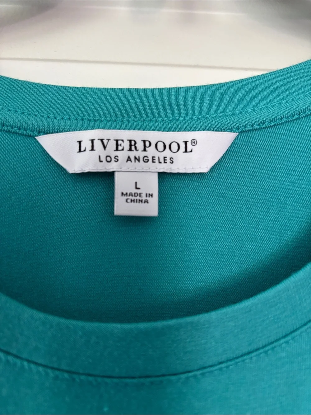 Liverpool Teal Swing Tank Top - Picture 3 of 3